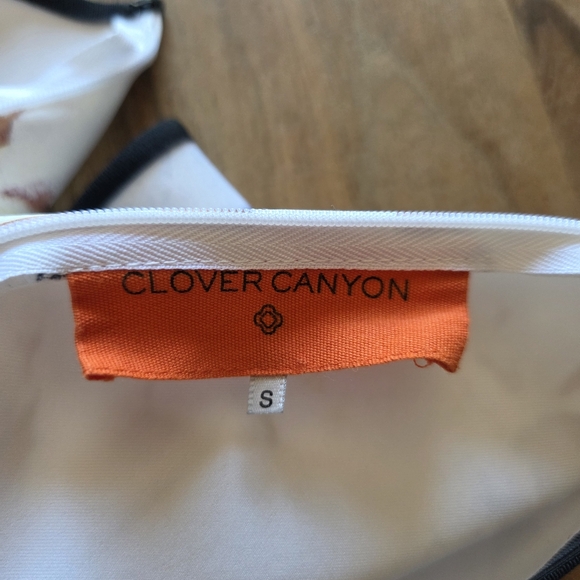 Clover Canyon White & Red Sheath Mini Dress, Bodycon Dress, Size S - Picture 9 of 15